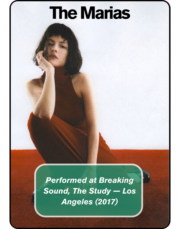 The Marías, Breaking Sound alumni